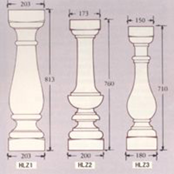 护栏柱